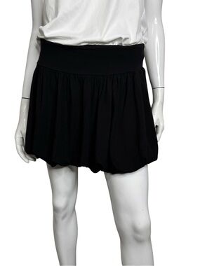 🤑 5/$25 See You Monday Women’s Black Bubble Mini Skirt NWT